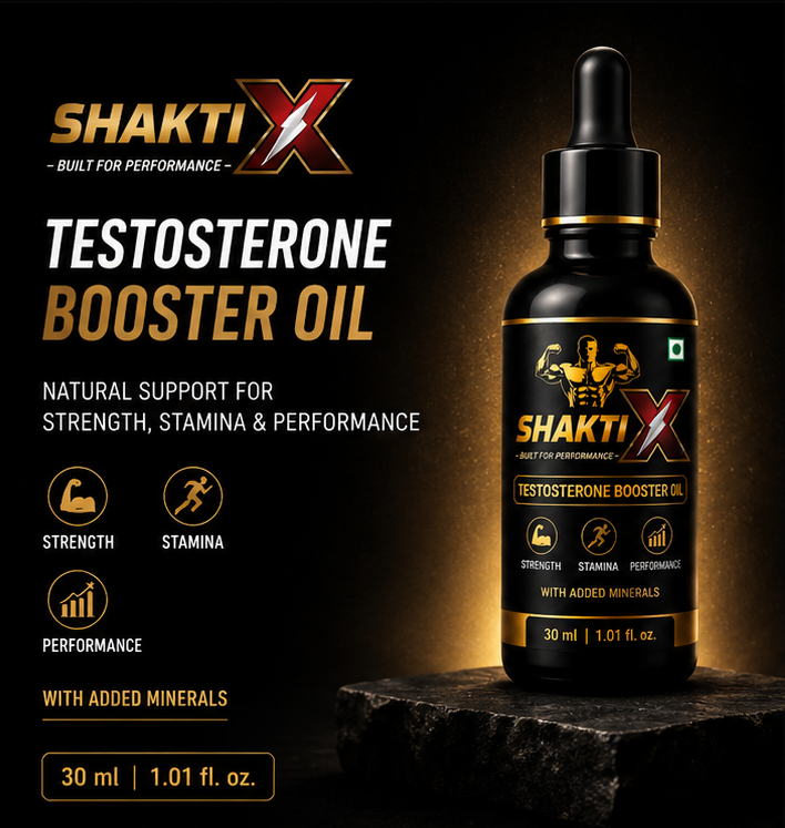 Shakti X Testosterone Booster Massage Oil