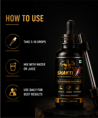 Shakti X Testosterone Booster Massage Oil