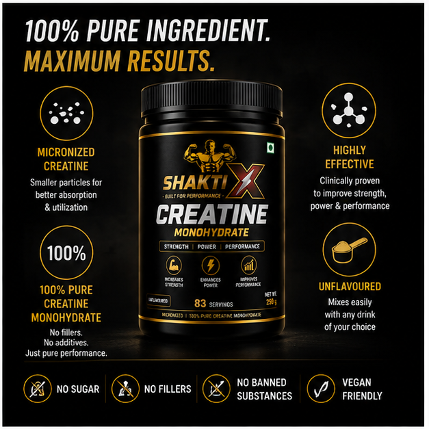 Shakti X Creatine Monohydrate