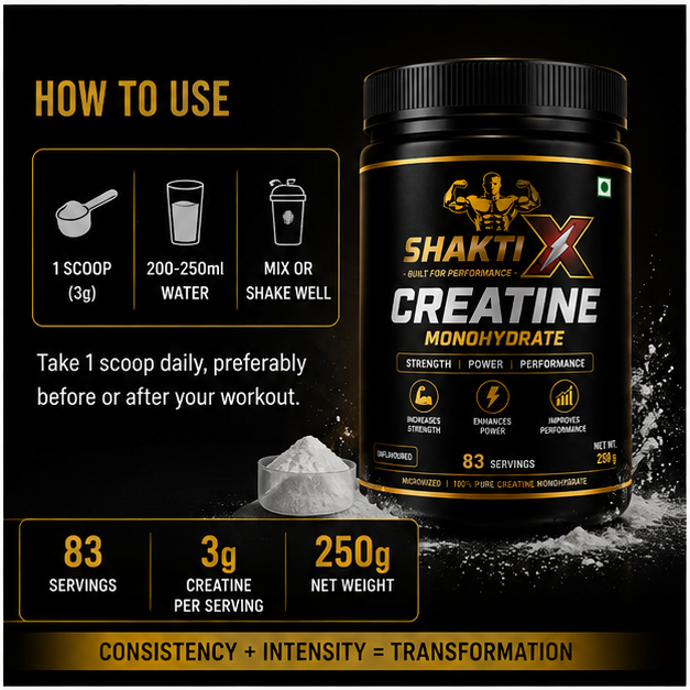 Shakti X Creatine Monohydrate